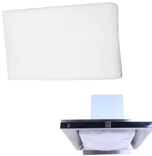 Main image of 12 Sheet Range Hood Grease Filter Cover Disposable Non-Woven Fabric Range Hood Vent Secondary Filters Sticker Oil Absorbing Paper for Kitchen Range Hood Air Filter Mesh Charcoal Carbon Combo