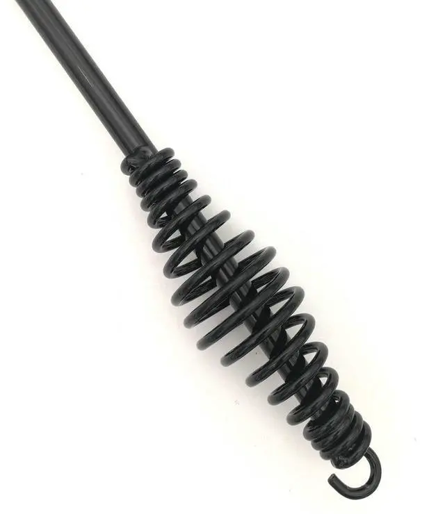 Alt view image 5 of 7 - Welding Chipping Hammer with Coil Spring Handle,10.5",Cone and Vertical Chisel/ 10" Wire Brush(Free), Black
