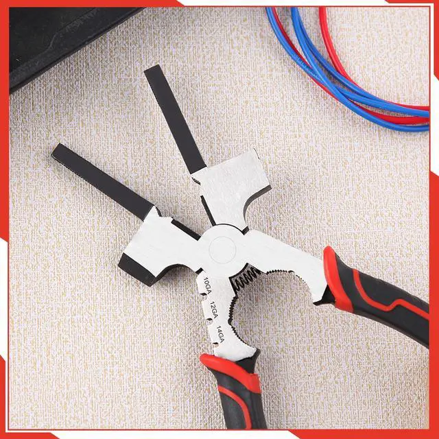 Alt view image 5 of 7 - Professional MIG Welding Pliers with Measurement Holes, 7-in-1 Multi-Function Welding Pliers Welding Hand Tool for Nozzle Tip Removal Installation, Scraping Spatter, Wire Drawing and Cutting