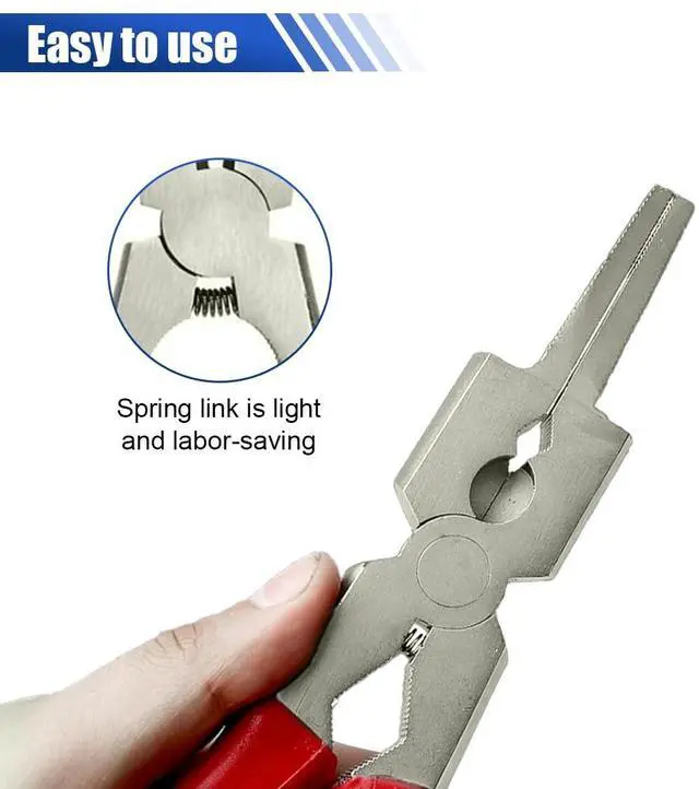 Alt view image 4 of 6 - 8" MIG Welding Pliers, High Carbon Steel Multi-Functional Welding Pliers, Anti-Rust Mig Welder Plier Clip Tool, Professional Welding Soldering Tool for Wire Cutting, Spatter Scraping