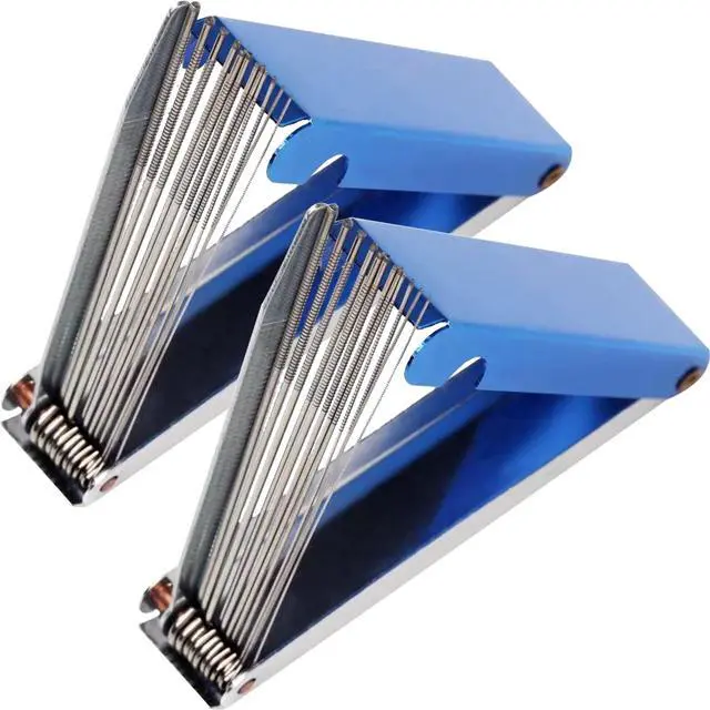Main image of Torch Tip Cleaner 2 Pack, Welding Tip and Nozzle Cleaner Set with 12 Stainless Steel Wires and 1 Flat File, Cleaning Tool for Carburetors, Gas Orifices and Small Holes