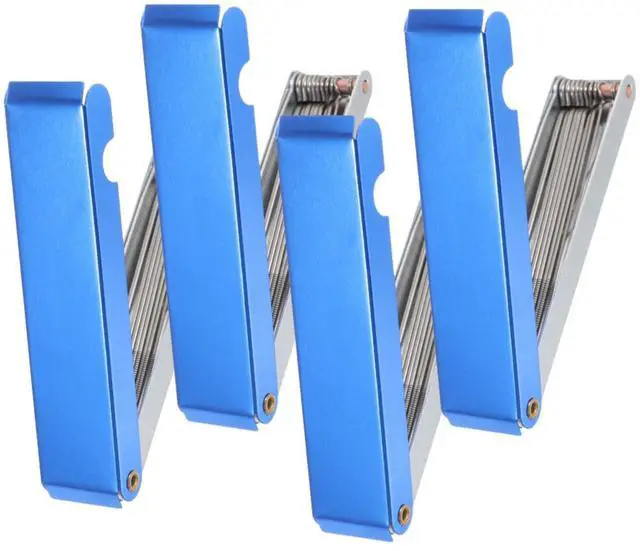 Main image of Torch Tip Cleaner 4 Pack, Welding Tip and Nozzle Cleaner Set with 12 Stainless Steel Wires and 1 Flat File, Cleaning Tool for Carburetors, Gas Orifices and Small Holes