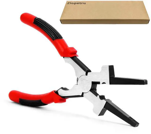 Main image of 8"MIG Welding Pliers, Multi-functional Carbon Steel MIG Welding Pliers with Insulated Handle, Long Nose Wire Cutting Tools - Reliable and Durable (1Pack)