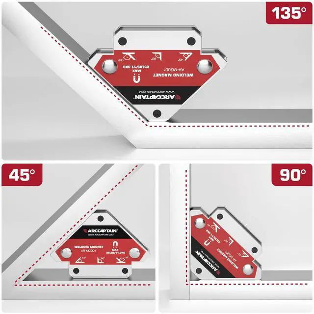 Alt view image 2 of 6 - Welding Magnets 2pcs 25LB Welding Magnet Set, Magnetic Welding Holder, Holding Power Welding Accessories