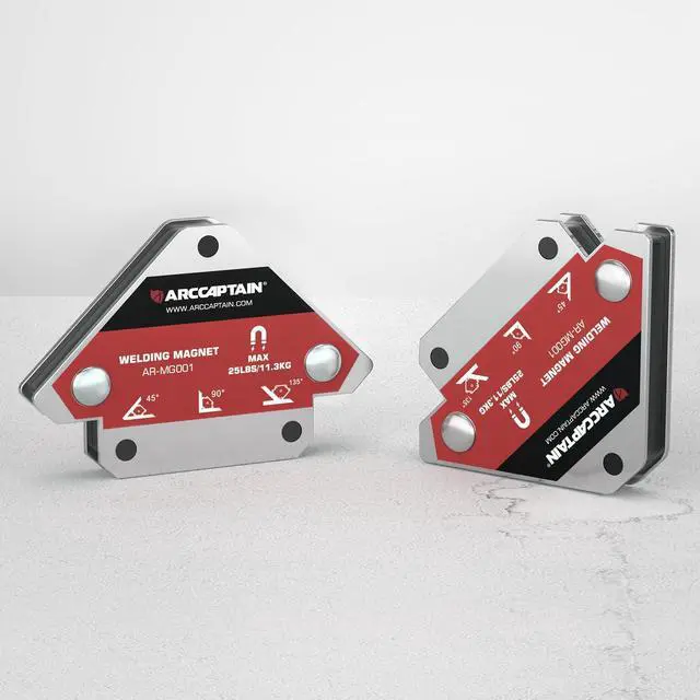 Alt view image 4 of 6 - Welding Magnets 2pcs 25LB Welding Magnet Set, Magnetic Welding Holder, Holding Power Welding Accessories