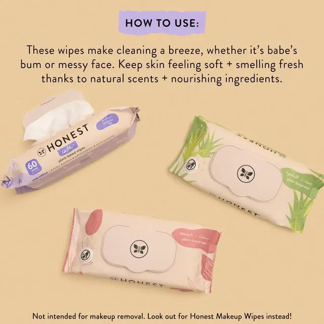 Alt view image 3 of 7 - Hydrate and Cleanse Naturally Scented Wipes, Cleansing Multi-Tasking, 99% Water, Plant Based, Hypoallergenic, Aloe Cucumber, 60 Count