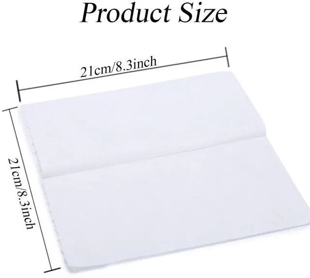 Alt view image 2 of 7 - Disposable Face Towels Soft Absorbent Cotton Dry Wipes Gentle Cosmetic Pads Thick Facial Tissues for Cleansing and Makeup Removal