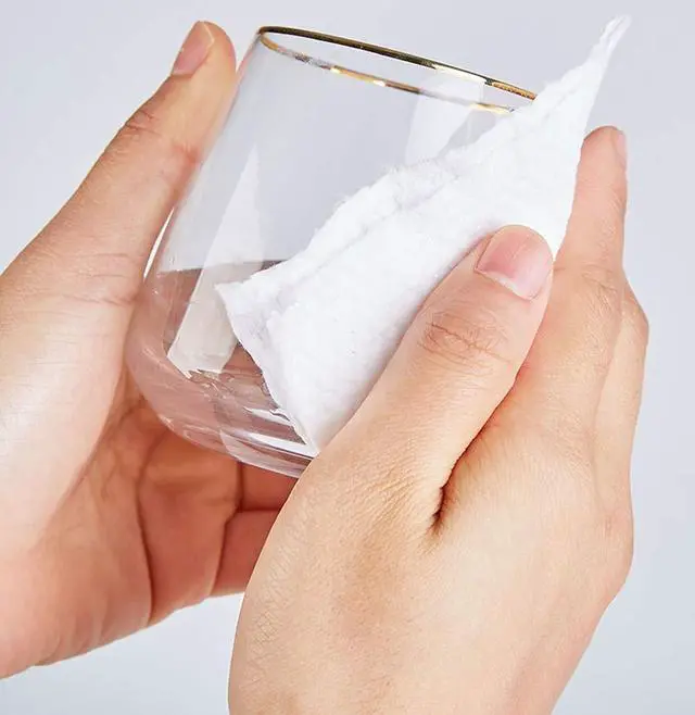 Alt view image 5 of 7 - Disposable Face Towels Soft Absorbent Cotton Dry Wipes Gentle Cosmetic Pads Thick Facial Tissues for Cleansing and Makeup Removal