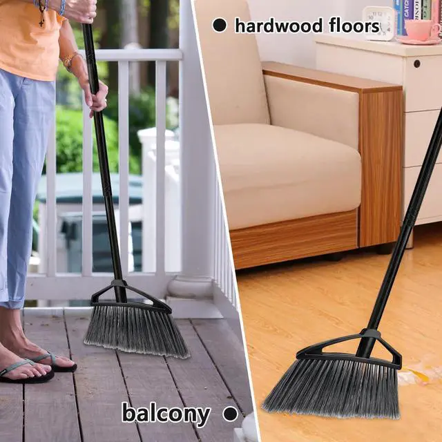 Alt view image 4 of 7 - Brooms for Sweeping Indoor, House Brooms for Sweeping Indoor, Angle Broom for Floors, Kitchen Broom, Floor Broom Applied for Courtyard, Garage, etc.