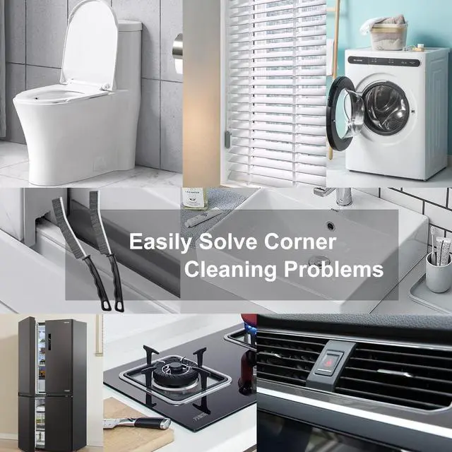 Alt view image 6 of 7 - Crevice Cleaning BrushHard-Bristled Grout Brush2026 New Multifunctional Gap Cleaning Brush ToolDead Corners Brushes for Bathroom Kitchen Tiles Window Door Slots3pcs