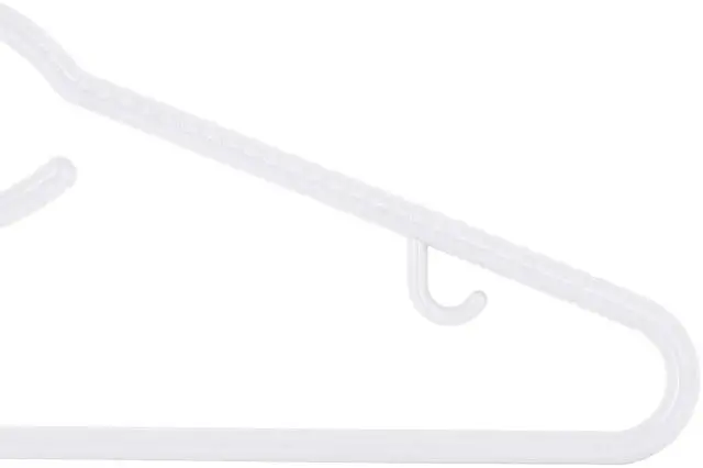 Alt view image 3 of 6 - Swivel Neck Hanger 5 Pack in White