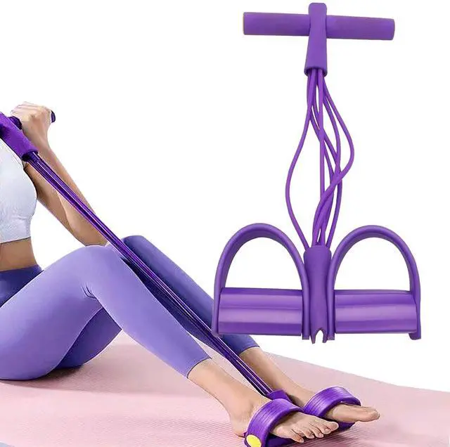 Main image of 21 Fitness Resistance Bands-6 Tube Pedal Ankle Puller,Multifunction Tension Rope,Natural Latex Fitness Bands for Strength Training, Tummy, Waist, Arm, Leg Slimming, Home Gym Exercise Equipment