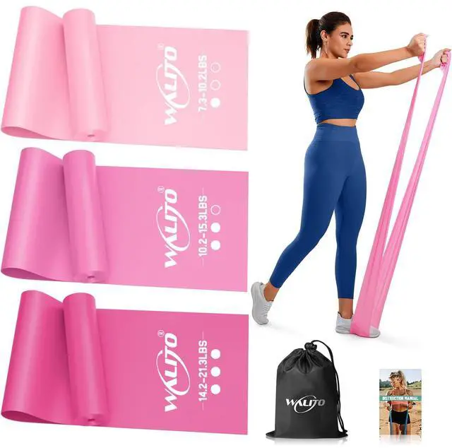 Main image of Resistance Bands for Working Out, Exercise Bands for Women and Men, Workout Bands for Yoga, Physical Therapy, Stretch, Recovery, Pilates, Rehab, Strength Training and Home Gym