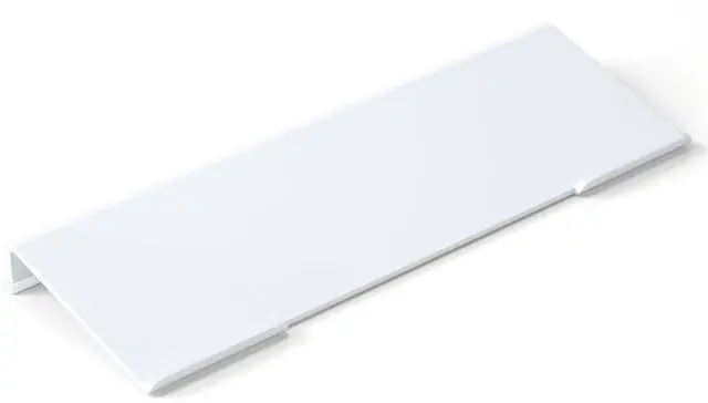 Main image of Acrylic Tilted Computer Keyboard Holder for Easy Ergonomic Typing, Keyboard Stand for Office Desk, Home, School, White