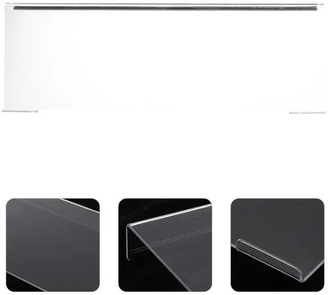 Alt view image 3 of 7 - Acrylic Computer Keyboard Stand Adjustable Anti-Slip Tray for Desk Design Suitable for Home Office and Gaming Random Color