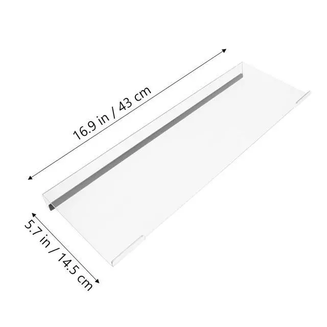 Alt view image 5 of 7 - Acrylic Computer Keyboard Stand Adjustable Anti-Slip Tray for Desk Design Suitable for Home Office and Gaming Random Color