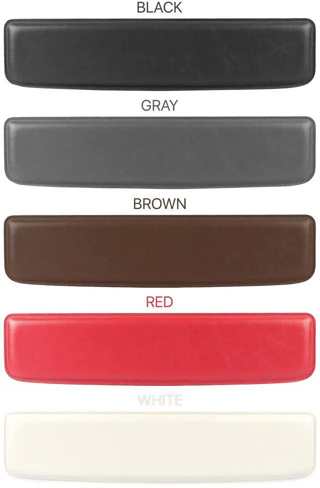 Alt view image 3 of 7 - PU Leather Keyboard Pad - Premium Ergonomic Support for Comfortable Typing at Work and Home