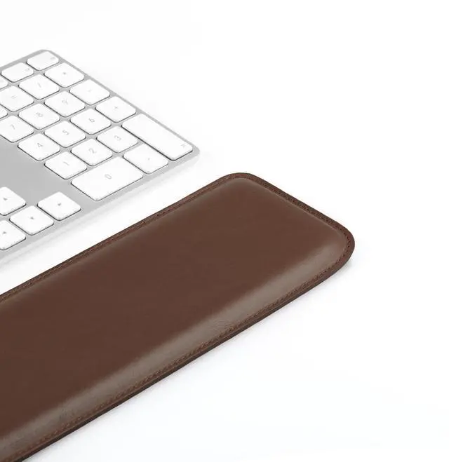 Alt view image 6 of 7 - PU Leather Keyboard Pad - Premium Ergonomic Support for Comfortable Typing at Work and Home