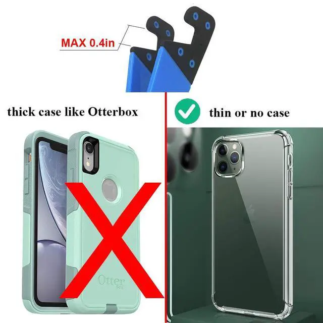 Alt view image 2 of 7 - Portable Cell Phone Stand for Desk, Foldable Pocket Travel Mobile Phone Holder, Upgrade Universal V Smartphone Kickstand Mount Compatible with iPhone IPads Tablet Kindle Android, Pack of 3