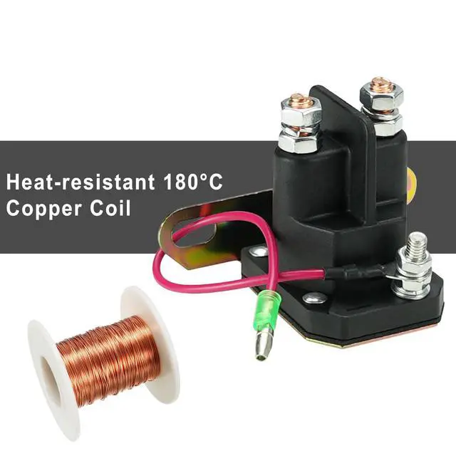 Alt view image 4 of 6 - Starter Solenoid Relay 4010930 Replacement for Po-laris Sports-man 250 300 335 400 500 600 700 ATV UTV 3087196 3085521 3083211