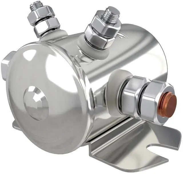 Main image of Max 300A Continuous Duty Solenoid Relay Nickel-Plating for Golf Carts, Winch, Marine in Rush 12VDC