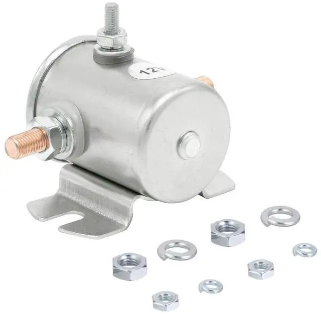 Main image of Continuous Duty Solenoid Relay 3 Terminal for Winch, Marine, Golf Cart SPST 12VDC Max 200A Replaces # 1114240, 1114241, 1114538, 97240-X, 70091714, 974-1215-10-16,934-1215-010-16