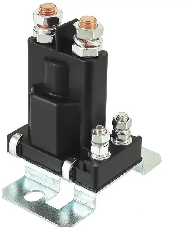 Main image of 80-AMP Battery Isolator and 12V Continuous Duty Solenoid Relay, High Current Starter Relay 4 Pin SPST for Car, Boat, RV, and Motorcycle