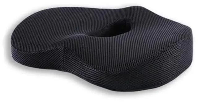 Main image of Orthopedic Seat Cushion for Any Chair Comfort Doctor Recommended for Back Support Pain Relief Stress Solution for Sitting Posture Aid Ergonomic Memory Material Thoughtful Gift