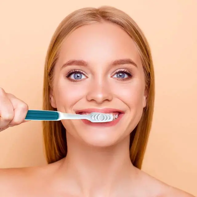 Alt view image 7 of 7 - Advanced Design Toothbrush, Firm Bristles, 7 Count Value Pack