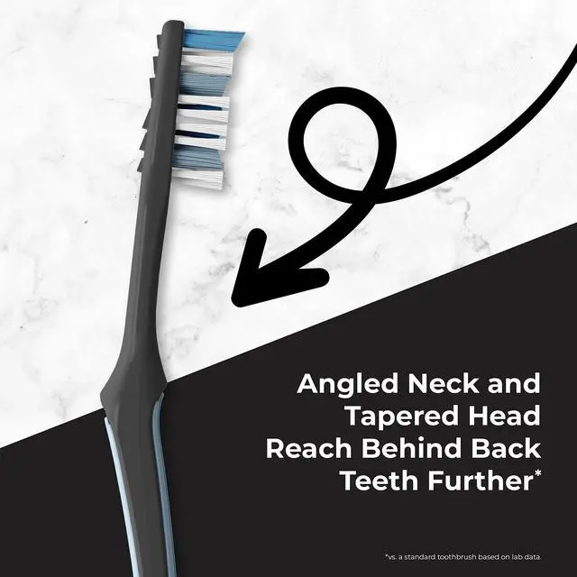 Alt view image 3 of 5 - Advanced Design Toothbrush with Medium Bristles, 3 Count