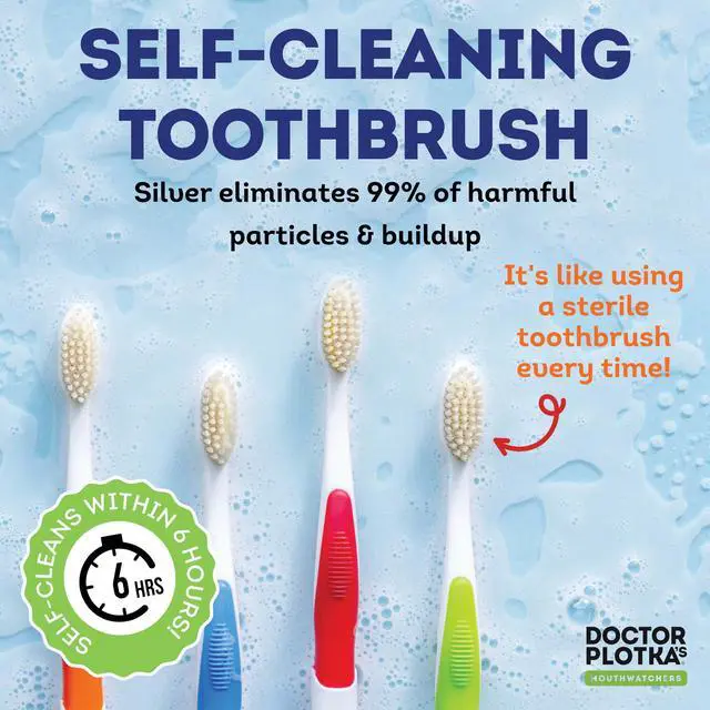 Alt view image 4 of 7 - Soft Flossing Manual Toothbrush for Adults, 2 Pack, Ultra Clean, Good for Sensitive Teeth and Gums, By Dr. Plotka's, Colors May Vary