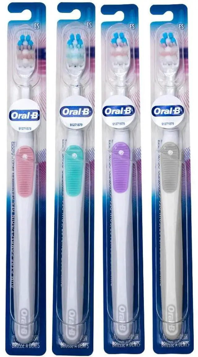 Alt view image 2 of 7 - Gum Care Extra Soft Toothbrush for Sensitive Teeth and Gums, Compact Small Head, (Colors Vary) - Pack of 3