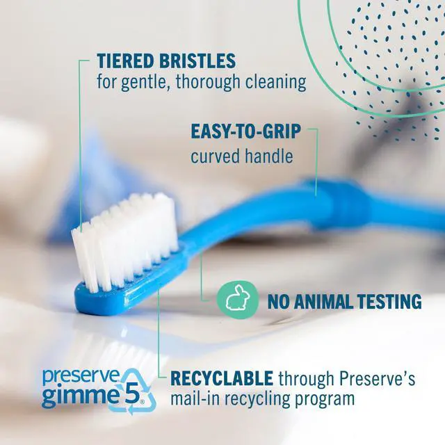 Alt view image 3 of 7 - Eco Friendly Adult Toothbrushes, Made in The USA from Recycled Plastic, Lightweight Paper Packaging, Ultra Soft Bristles, Colors Vary, 3 Count
