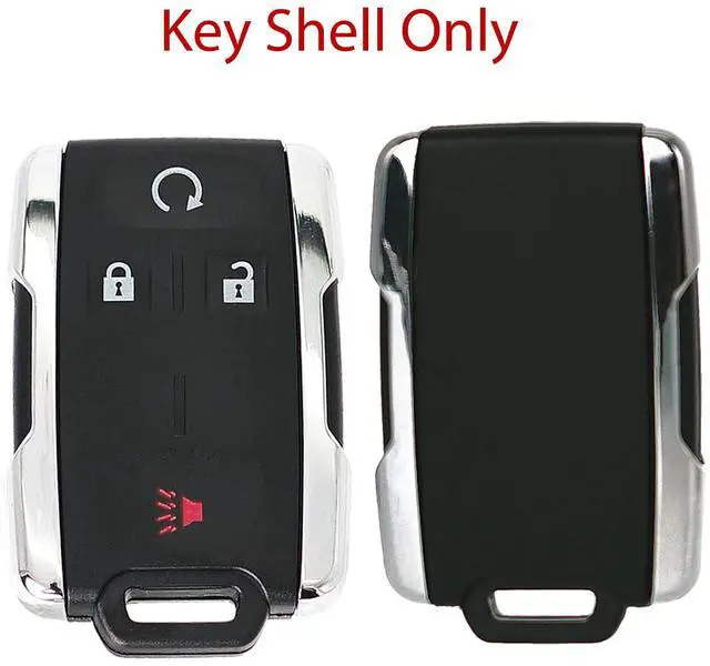 Alt view image 6 of 7 - Key Fob Shell Case Replacement for Chevy Colorado Silverado GMC Canyon Sierra 2014 2015 2016 2017 2018 2019 2020 2021 2022 2023 Keyless Entry Remote Control 4Buttons Cover M3N-32337100