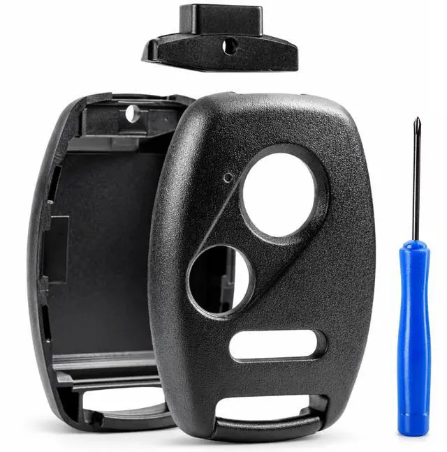 Main image of CUTTING NOT REQUIRED - Key Fob Keyless Entry Remote Shell Case & Pad fits Honda Accord/Civic/CR-V/Fit/Odyssey/Pilot/Ridgeline/CR-Z