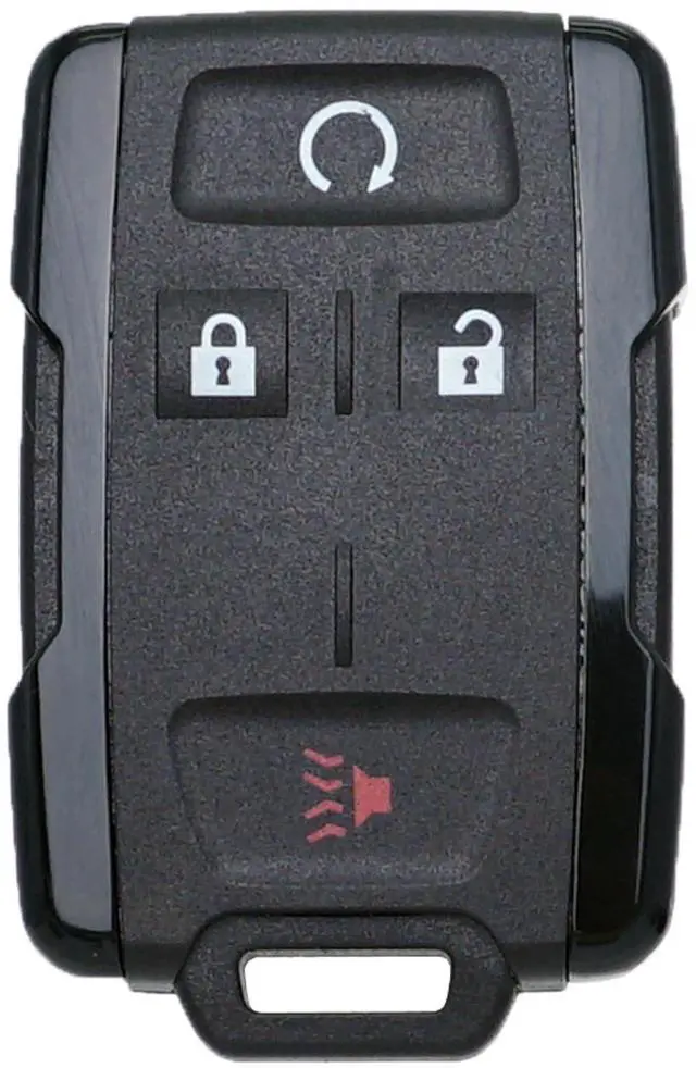 Alt view image 7 of 7 - Key Fob Shell Case Replacement Fits for Chevrolet Colorado Chevy Silverado GMC Canyon Sierra 2014 2015 2016 2017 2018-2021 Keyless Entry Remote Control 4 Button Pad Cover Black M3N-32337100