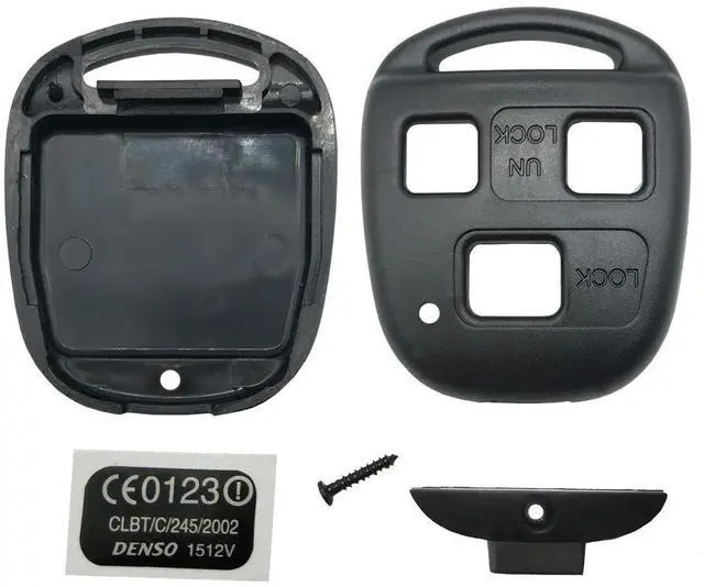 Alt view image 5 of 6 - Keyless Entry Remote Control Key Replacement Key Fob Cover Shell Fits for Lexus ES300 ES330 GS300 GS400 GS430 GX470 IS300 is330 LS400 LS430 LX470 RX300 RX330 RX350 RX400h RX450h2 SC430 Key Fob
