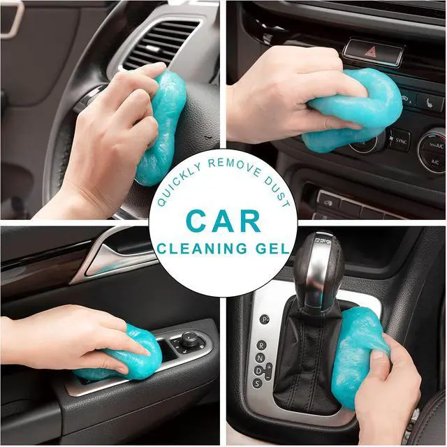 Alt view image 3 of 7 - 3 Pack Cleaning Gel for Car Detailing Putty Car Vent Cleaner Goo Cleaning Putty Gel Auto Detailing Tools Car Interior Cleaner Dust Cleaning Mud for Cars Dust Cleaner Slime Keyboard Cleaner