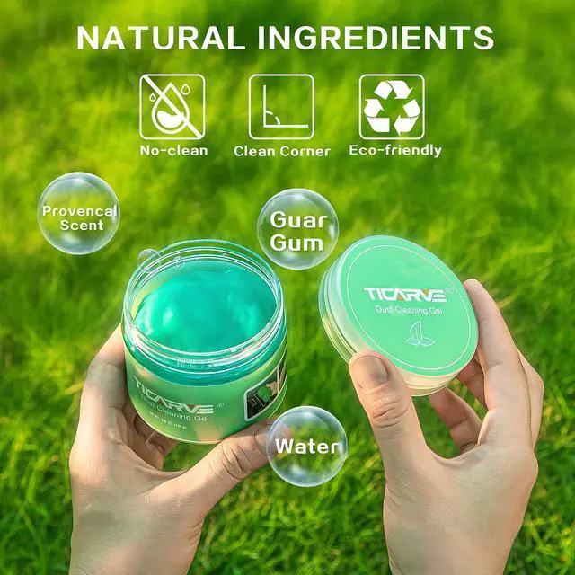 Alt view image 4 of 7 - Cleaning Gel for Car Detailing Car Cleaning Putty Auto Detailing Gel Detail Tools for Car Interior Cleaner Kit Car Vent Cleaner Automotive Car Cleaner Green