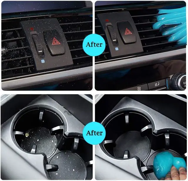 Alt view image 6 of 7 - Car Cleaning Gels 4-Pack,Universal Auto Detailing Tools Car Interior Cleaner Putty, Dust Cleaning Mud for PC Tablet Laptop Keyboard, Camera, Printers, Calculator (4Pack)