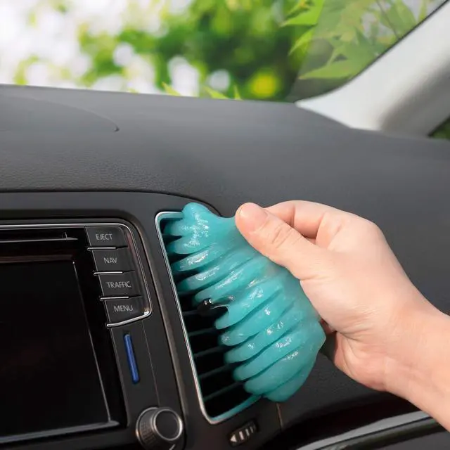 Alt view image 5 of 7 - 2Pack Cleaning Gel Car Putty Slime for Detailing Putty Detail Tools Car Interior Cleaner Automotive Cleaning Kits Keyboard Cleaner Blue Rose (320g/11.2oz)