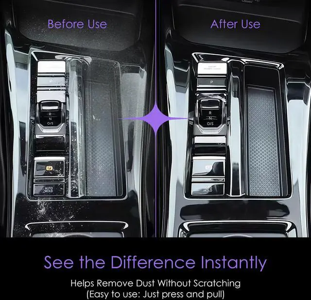 Alt view image 7 of 7 - Car Cleaning Gel Putty for Car Interior Detailing | Reusable Dust Cleaning Slime for Air Vents, Dashboard, Cup Holders, Keyboard & AC Vent Cleaner | Non-Sticky No Residue Gel (Lavender Scent)