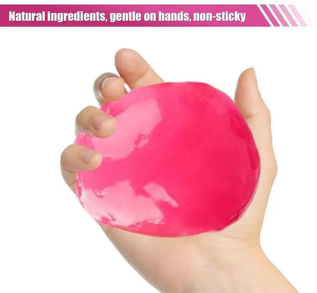 Alt view image 5 of 6 - 2PCS Car Cleaning Gel Detailing Putty, Reusable Auto Detailing Tools Car Slime Cleaner Dust Cleaning Gel for Vehicle Interior Air Vent, Keyboard Dust Remover Present for Men Women, 5.6oz(160g)