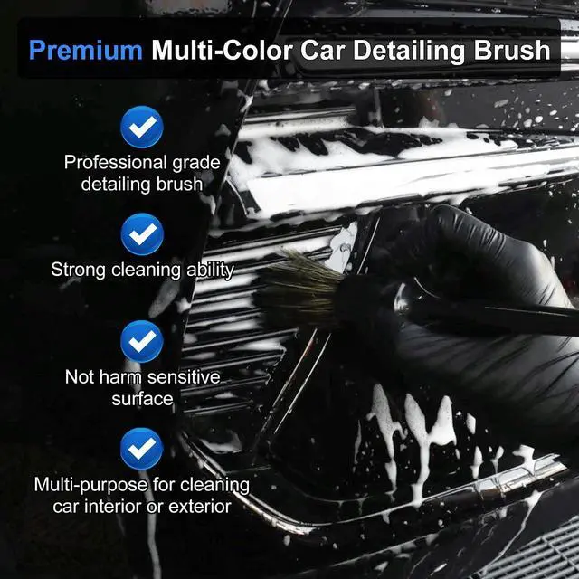 Alt view image 7 of 7 - 10PCS Car Detailing Cleaning Kit Interior Cleaner, Car Detailing Brushes, Car Duster, Car Cleaning Gel, Microfiber Cleaning Cloth, Car Accessories Essentials Supplies Tools for Auto,Truck, Interior
