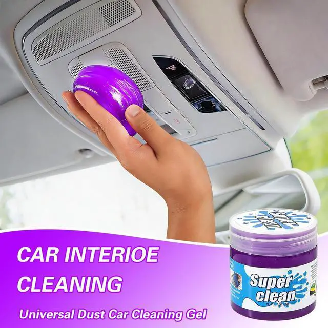 Alt view image 3 of 7 - 2-Pack Car Cleaning Gel, Universal Interior Detailing Putty Slime, Dust Remover for Car Vents, Dashboard & Keyboard, Ideal Gift for Men & Women