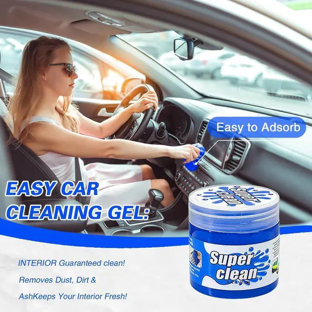 Alt view image 7 of 7 - 2-Pack Car Cleaning Gel, Universal Interior Detailing Putty Slime, Dust Remover for Car Vents, Dashboard & Keyboard, Ideal Gift for Men & Women