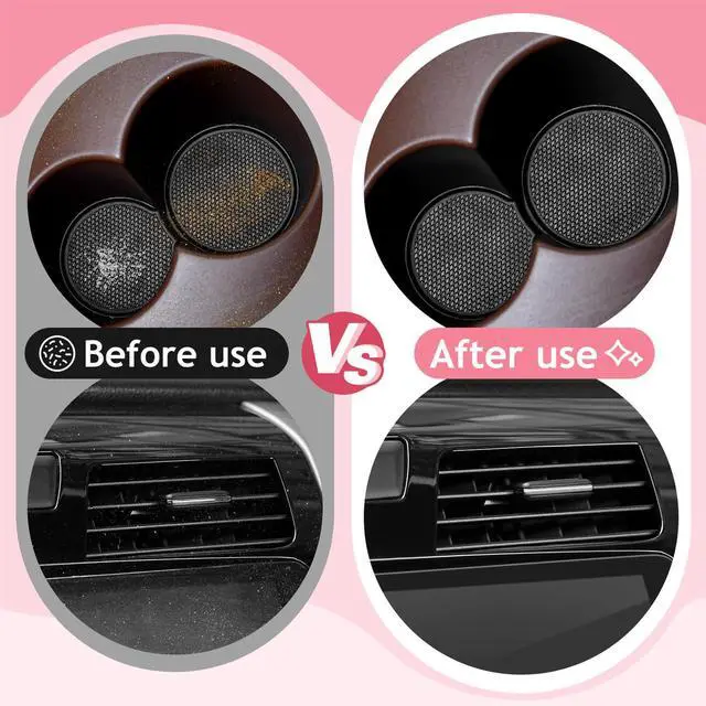 Alt view image 5 of 7 - Car Cleaning Gel Car Cleaning Putty Car Putty Car Interior Cleaner Car Slime Car Detailing Kit Car Accessories Gifts for Dad Men Him Women Stocking Stuffers Pink
