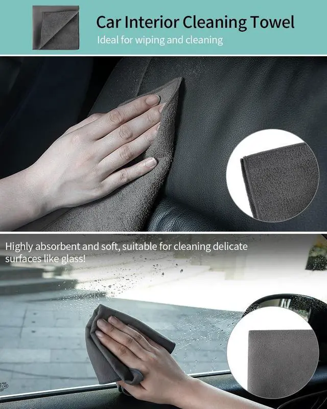 Alt view image 5 of 7 - 7Pcs Car Interior Detailing Cleaning Kit, Detailing Brush Set,Clean Gel, Wash Kit, Cleaning Tools for Car,Keyboard and Interior Cleaning