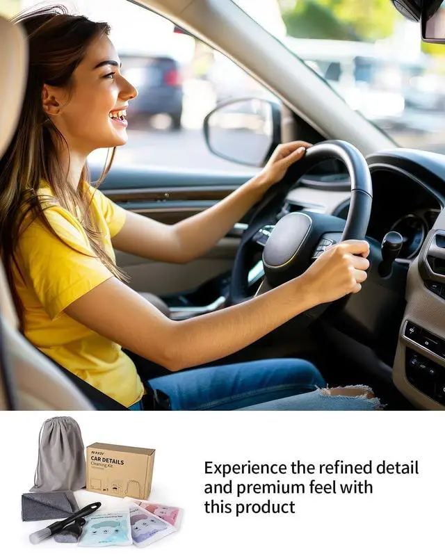 Alt view image 7 of 7 - 7Pcs Car Interior Detailing Cleaning Kit, Detailing Brush Set,Clean Gel, Wash Kit, Cleaning Tools for Car,Keyboard and Interior Cleaning