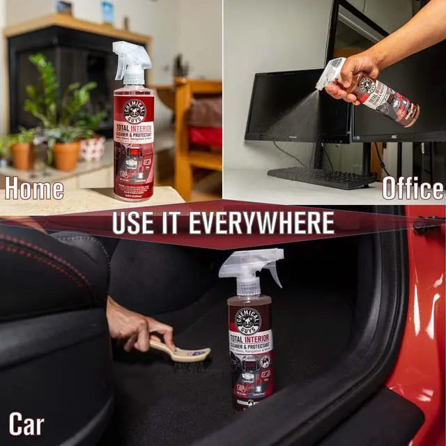 Alt view image 4 of 7 - Total Interior Cleaner & Protectant - Black Cherry, Car Cleaning Spray, Cleans and Protects Leather, Vinyl, Plastic, Rubber, and Glass, Safe for Trucks, SUVs, Jeeps, RVs & More - 16 oz